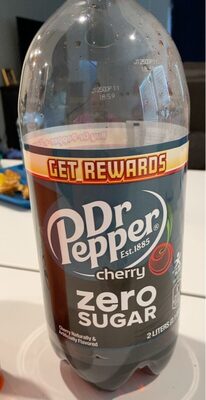 Cherry Flavored Zero Sugar Soda, Cherry