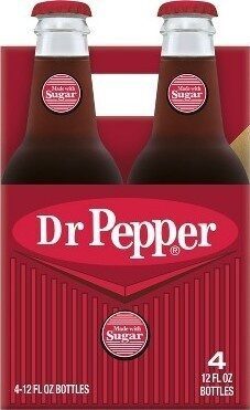 Dr Pepper Soda, 12 Fl Oz, 4 Count