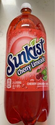 Cherry Limeade Soda, Cherry; Limeade