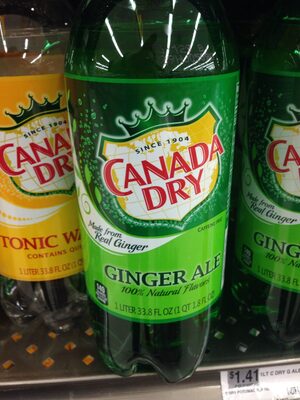 Canada Dry Ginger Ale, 1 Liter