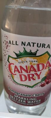  Pomegranate Cherry Sparkling Seltzer Water, Pomegranate; Cherry