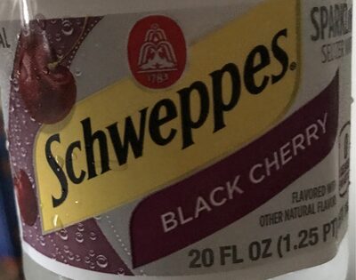 Black Cherry Sparkling Water Beverage, Black Cherry