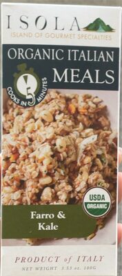 Farro & Kale Organic Italian Meals, Farro & Kale