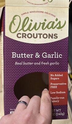 Butter & Garlic Croutons, Butter & Garlic