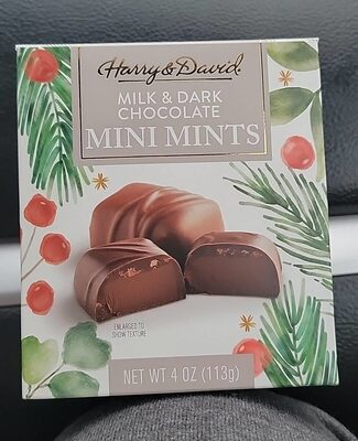 Milk & Dark Chocolate Mini Mints, Milk & Dark Chocolate