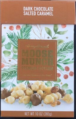 Dark Chocolate Salted Caramel Moose Munch Premium Popcorn, Dark Chocolate Salted Caramel