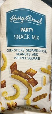 Corn Sticks, Sesame Sticks, Peanuts, And Pretzel Squares Party Snack Mix, Corn Sticks, Sesame Sticks, Peanuts, And Pretzel Squares