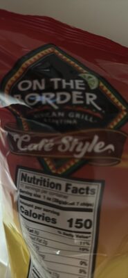 Cafe Style Tortilla Chips, Cafe Style