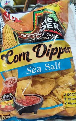 Sea Salt Corn Dippers Chips, Sea Salt