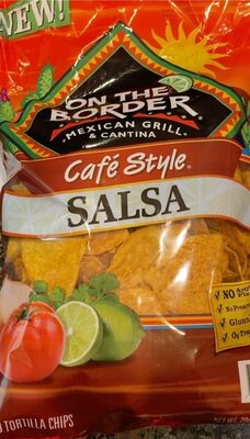 Cafe Style Salsa Flavored Tortilla Chips, Cafe Style Salsa