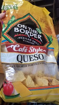 Queso Cafe Style Flavored Tortilla Chips, Queso