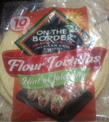 Hint Of Jalapeno Flavored Flour Tortillas, Hint Of Jalapeno