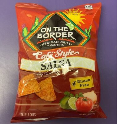 Salsa Cafe Style Tortilla Chips, Salsa
