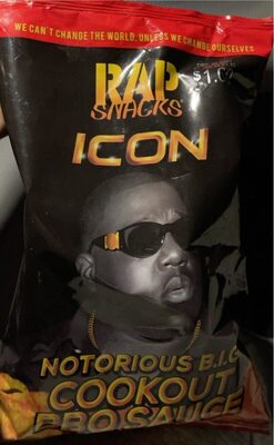 Notorious B.I.G. Cookout BBQ Sauce Potato Chips, Notorious B.I.G. Cookout BBQ Sauce