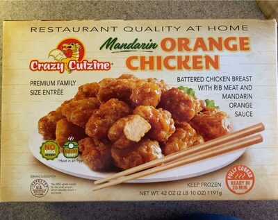 Mandarin Orange Chicken Battered Breast Meat Chicken & Mandarin Orange Sauce, Mandarin Orange Chicken