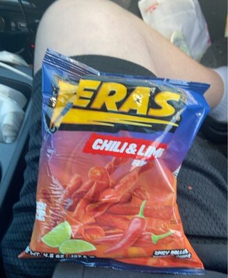 Chili & Lime Flavored Spicy Rolled Tortilla Chips, Chili & Lime