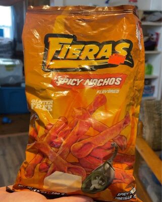 Hot Spicy Nachos Flavored Spicy Rolled Tortilla Chips, Hot Spicy Nachos