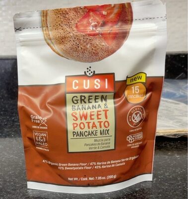 Green Banana & Sweet Potato Pancake Mix, Green Banana & Sweet Potato