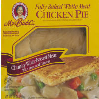 Fully Baked White Meat Chicken Pie
