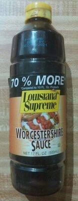 Louisiana Supreme, Worcestershire Sauce