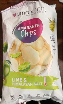 Lime & Himalayan Salt Organic Amaranth Potato Chips, Lime & Himalayan Salt