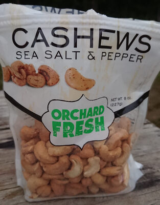 Hines, Orchard Fresh Cashews, Sea Salt & Pepper, Sea Salt & Pepper