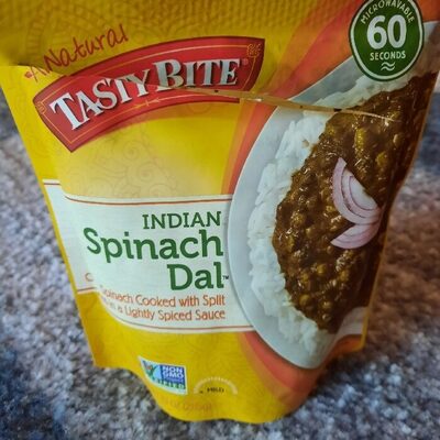 Indian Spinach Dal Cooked With Yellow Lentils In A Lightly Spiced Sauce, Indian Spinach Dal