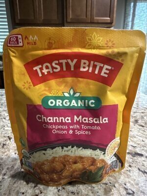 Mild Indian Channa Masala Chickpeas Slow Cooked With Onions, Tomatoes & Spices, Mild Indian Channa Masala