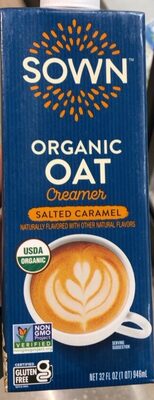 Salted Caramel Organic Oat Creamer, Salted Caramel