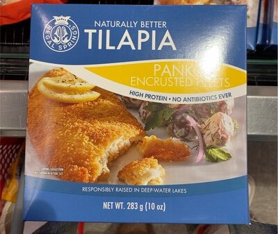 Panko Encrusted Tilapia Fillets, Panko