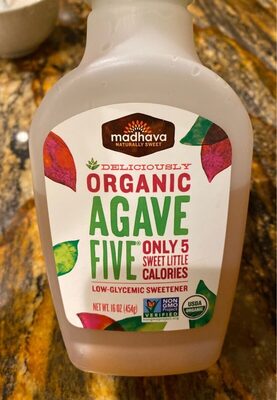 Organic Agave Five Low-Glycemic Sweetener
