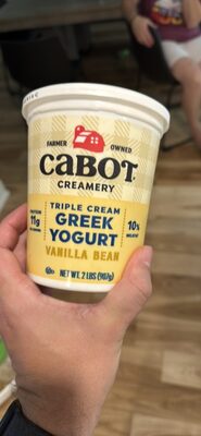 Triple Cream Vanilla Bean Greek Yogurt, Vanilla Bean