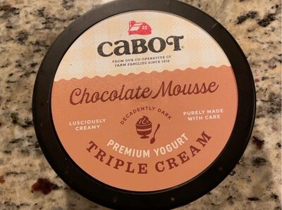 Chocolate Mousse Triple Cream Premium Yogurt, Chocolate Mousse