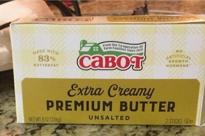 Unsalted Extra Creamy Premium Butter Sticks, Unsalted
