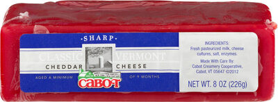 Cabot, Sharp Cheddar Cheese