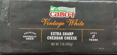 Vintage White Extra Sharp Cheddar Cheese, Vintage White