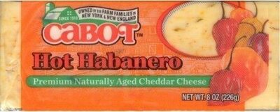 Cabot, Premium Naturally Aged Cheddar Cheese, Hot Habanero, Hot Habanero