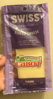Swiss Sliced Cheese, Swiss