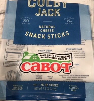 Colby Jack Natural Cheese Snack Sticks, Colby Jack