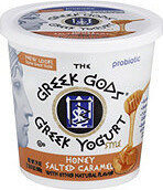 Honey Salted Caramel Flavor Greek Style Yogurt, Honey Salted Caramel