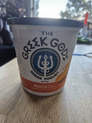 Honey Peach Flavored Greek Style Yogurt, Honey Peach