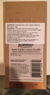 Raw Dark Chocolate