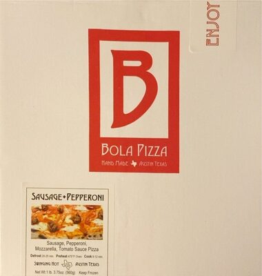 Sausage+Pepperoni Sausage, Pepperoni, Mozzarella, Tomato Sauce Pizza, Sausage+Pepperoni