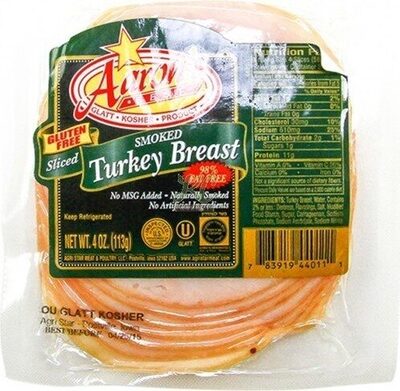 Smoked Sliced Turkey Breast, Smoked