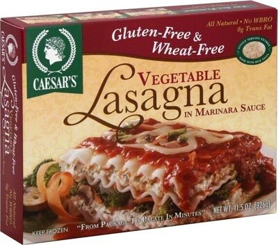 Vegetable With Herb Marina Sauce Lasagna, Vegetable