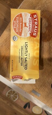 Lightly Salted European Style Butter, Lightly Salted