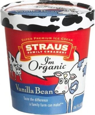 Vanilla Bean Organic Vanilla Bean Blended Into Sweet Cream Super Premium Ice Cream, Vanilla Bean