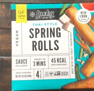 Thai Style With Sweet & Sour Sauce Spring Rolls
