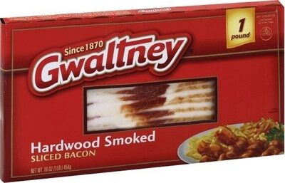 Hardwood Smoked Sliced Bacon, Hardwood Smoked