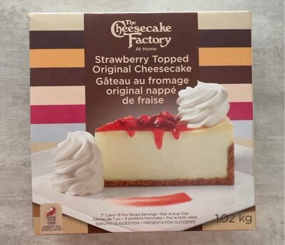 Strawberry Topped Original Cheesecake, Strawberry Topped Original